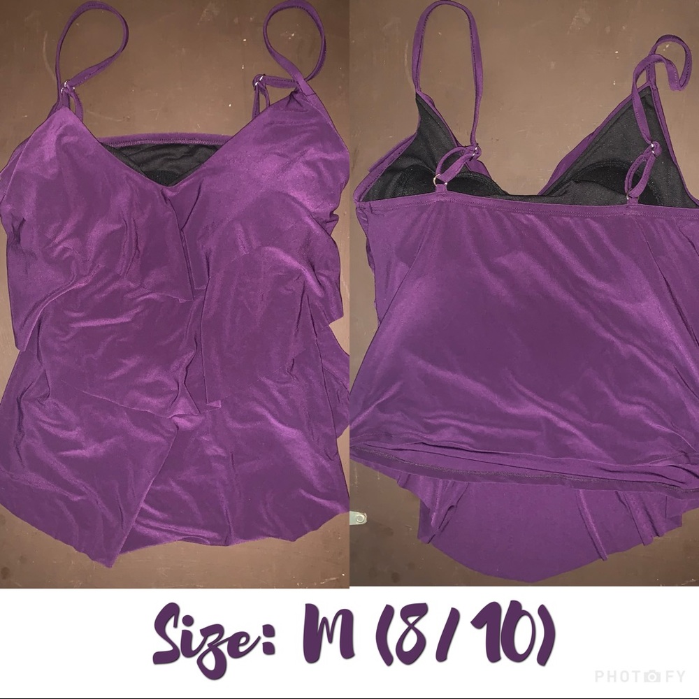 Aqua Green Swim Top - Size M
